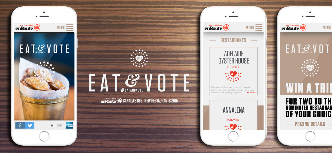 AIRCANADA ENROUTE EAT & VOTE 2015